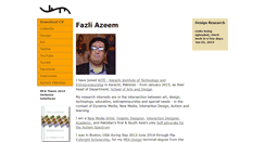 Desktop Screenshot of fazliazeem.com