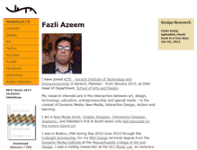 Tablet Screenshot of fazliazeem.com